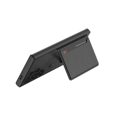 Galaxy S24 Ultra Suni Deri Arka Yüzey Zore Kartlıklı Kıpta Silikon Kapak Yeşil