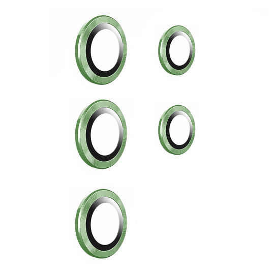 Galaxy S24 Ultra Zore Kamera Lens Koruyucu Cam Filmi Koyu Yeşil