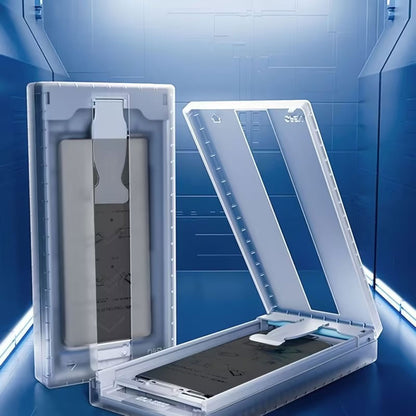 Galaxy S24 Ultra Zore Kolay Uygulama Aparatlı Privacy Easy Body Hayalet Ekran Koruyucu Siyah