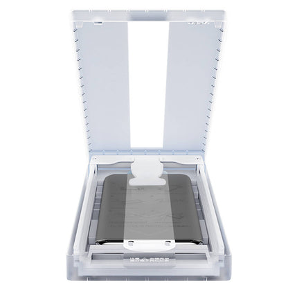 Galaxy S24 Ultra Zore Uygulama Aparatlı 6in1 Easy Body Privacy Ekran Koruyucu Siyah