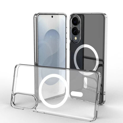 Galaxy S25 Edge Kılıf Kamera Korumalı M-safe Sert PC Zore Porto Kapak Şeffaf