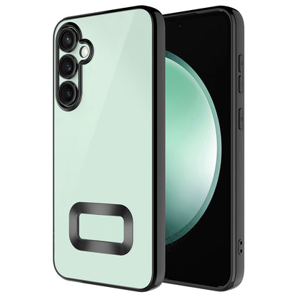 Galaxy S25 FE Kılıf Kamera Korumalı Logo Gösteren Zore Omega Kapak