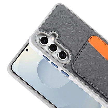 Galaxy S25 FE Kılıf Kartlıklı Zore X-Kart Silikon Kapak Siyah