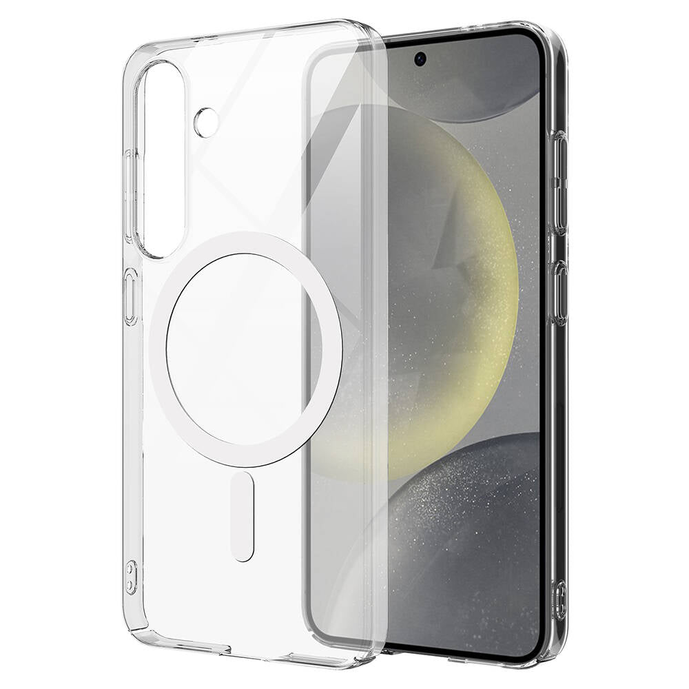 Galaxy S25 Kılıf Kamera Korumalı M-safe Sert PC Zore Porto Kapak Şeffaf