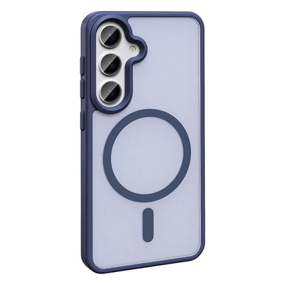 Galaxy S25 Kılıf M-safe Şarj Özellikli Mat Arka Yüzey Zore Sio Kapak Bej