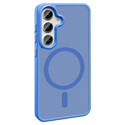 Galaxy S25 Plus Kılıf M-safe Şarj Özellikli Mat Arka Yüzey Zore Sio Kapak Bej