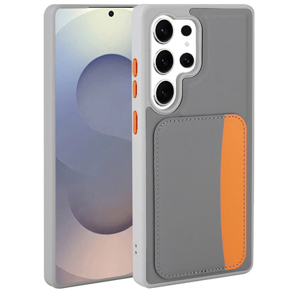 Galaxy S25 Ultra Kılıf Kartlıklı Zore X-Kart Silikon Kapak