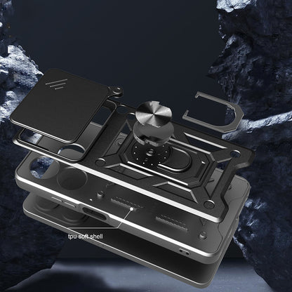 Galaxy S25 Ultra Kılıf M-safe Şarj Özellikli Şeffaf Sert PC Zore Embos Kapak Şeffaf