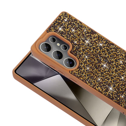 Galaxy S25 Ultra Kılıf Parlak Taşlı Tasarım Zore Pırlanta Kapak Gri