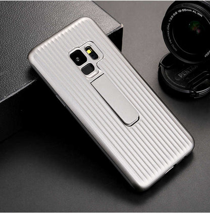 Galaxy S9 Plus Kılıf Zore Wave Standlı Mıknatıslı Kapak