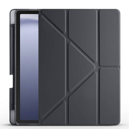 Galaxy Tab A11 Kılıf Zore Tri Folding Kalem Bölmeli Standlı Kılıf