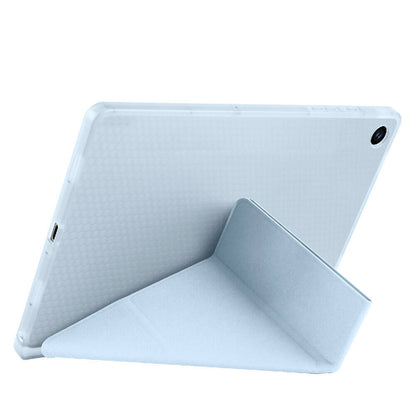 Galaxy Tab A11 Kılıf Zore Tri Folding Kalem Bölmeli Standlı Kılıf