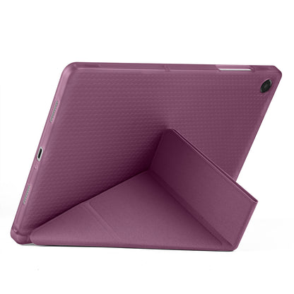 Galaxy Tab A11 Kılıf Zore Tri Folding Kalem Bölmeli Standlı Kılıf