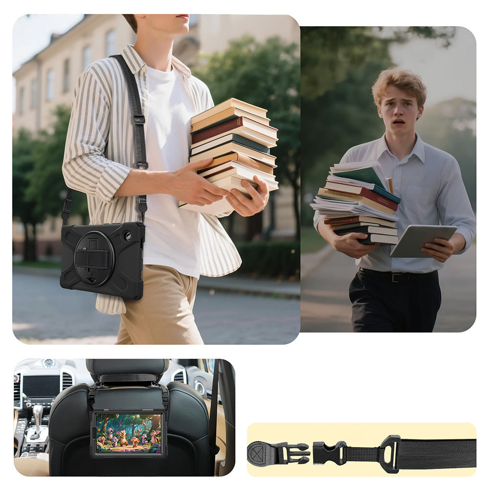 Galaxy Tab A11 Plus Zore Defender Tablet Silikon Siyah