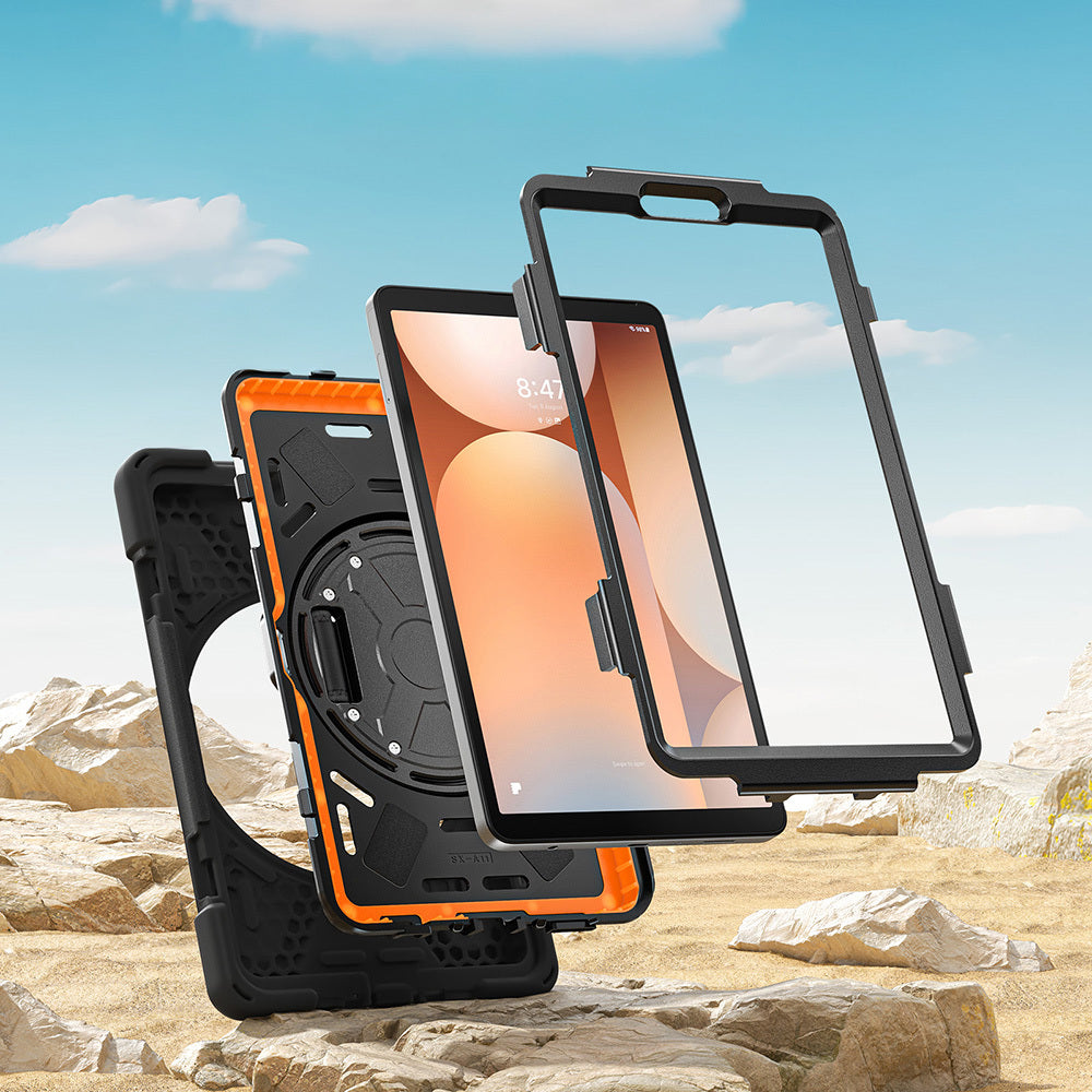 Galaxy Tab A11 Zore Defender Tablet Silikon Siyah