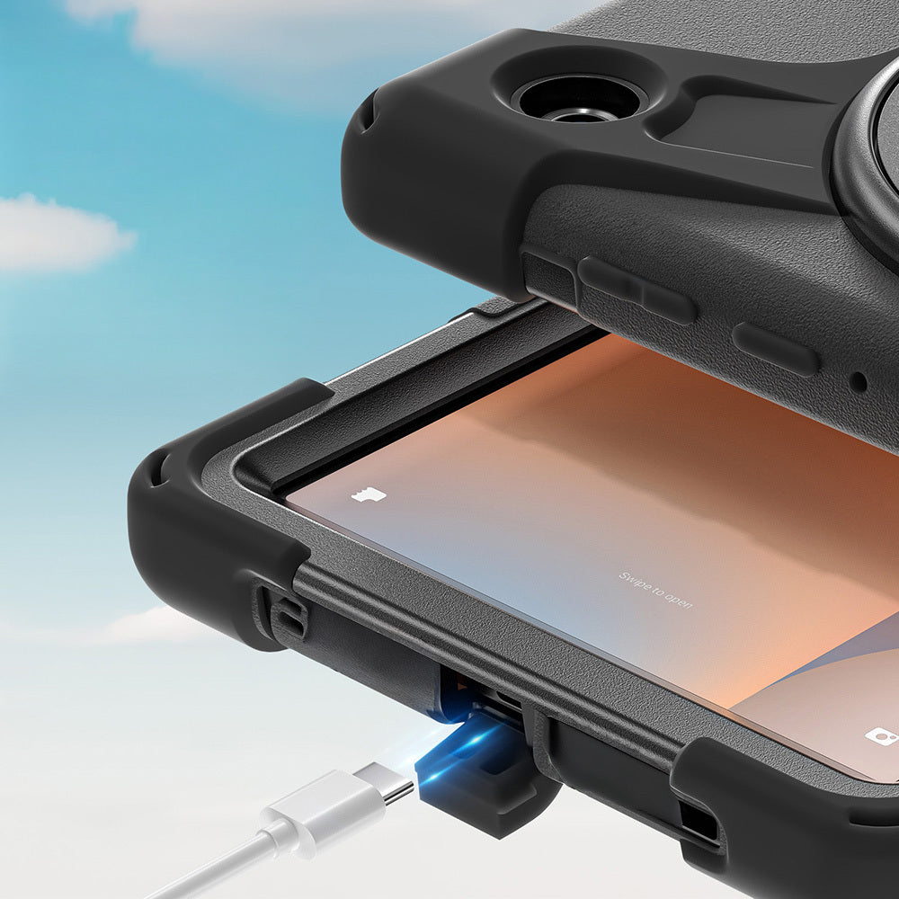 Galaxy Tab A11 Zore Defender Tablet Silikon Siyah