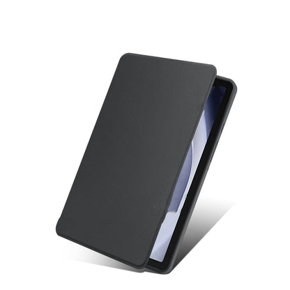 Galaxy Tab A9 Kılıf Zore Termik Kalem Bölmeli Dönebilen Standlı Kılıf Gri