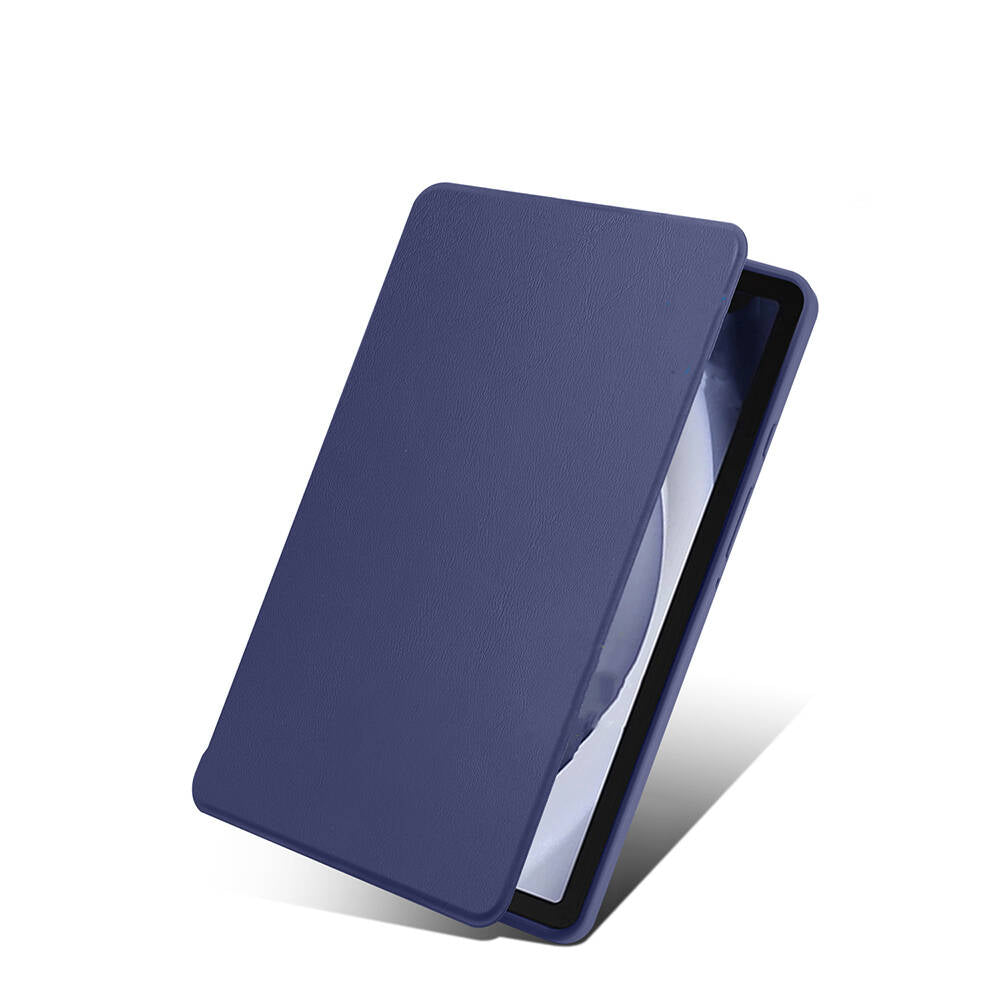 Galaxy Tab A9 Kılıf Zore Termik Kalem Bölmeli Dönebilen Standlı Kılıf Koyu Yeşil