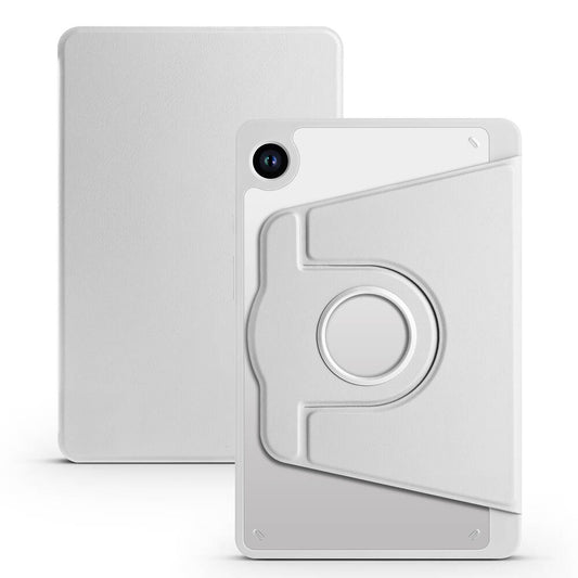 Galaxy Tab A9 Kılıf Zore Termik Kalem Bölmeli Dönebilen Standlı Kılıf Gri