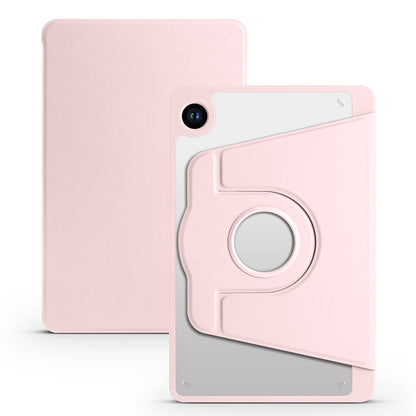 Galaxy Tab A9 Kılıf Zore Termik Kalem Bölmeli Dönebilen Standlı Kılıf Pembe