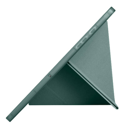 Galaxy Tab A9 Kılıf Zore Tri Folding Kalem Bölmeli Standlı Kılıf Mor