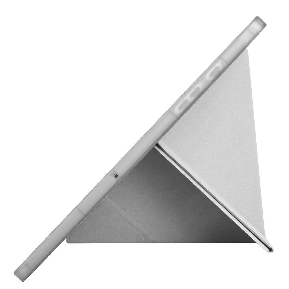 Galaxy Tab A9 Kılıf Zore Tri Folding Kalem Bölmeli Standlı Kılıf Açık Yeşil