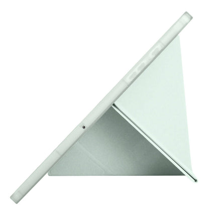 Galaxy Tab A9 Kılıf Zore Tri Folding Kalem Bölmeli Standlı Kılıf Mavi