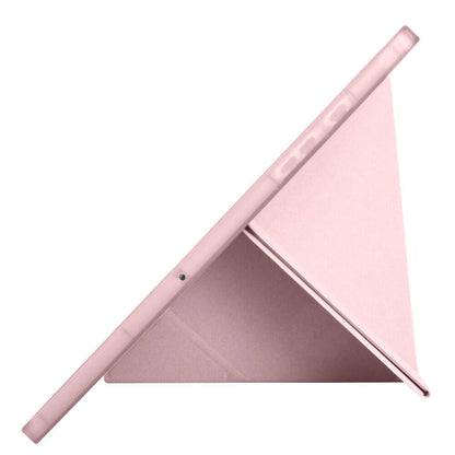 Galaxy Tab A9 Kılıf Zore Tri Folding Kalem Bölmeli Standlı Kılıf Koyu Yeşil