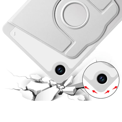 Galaxy Tab A9 Plus Kılıf Zore Termik Kalem Bölmeli Dönebilen Standlı Kılıf Pembe