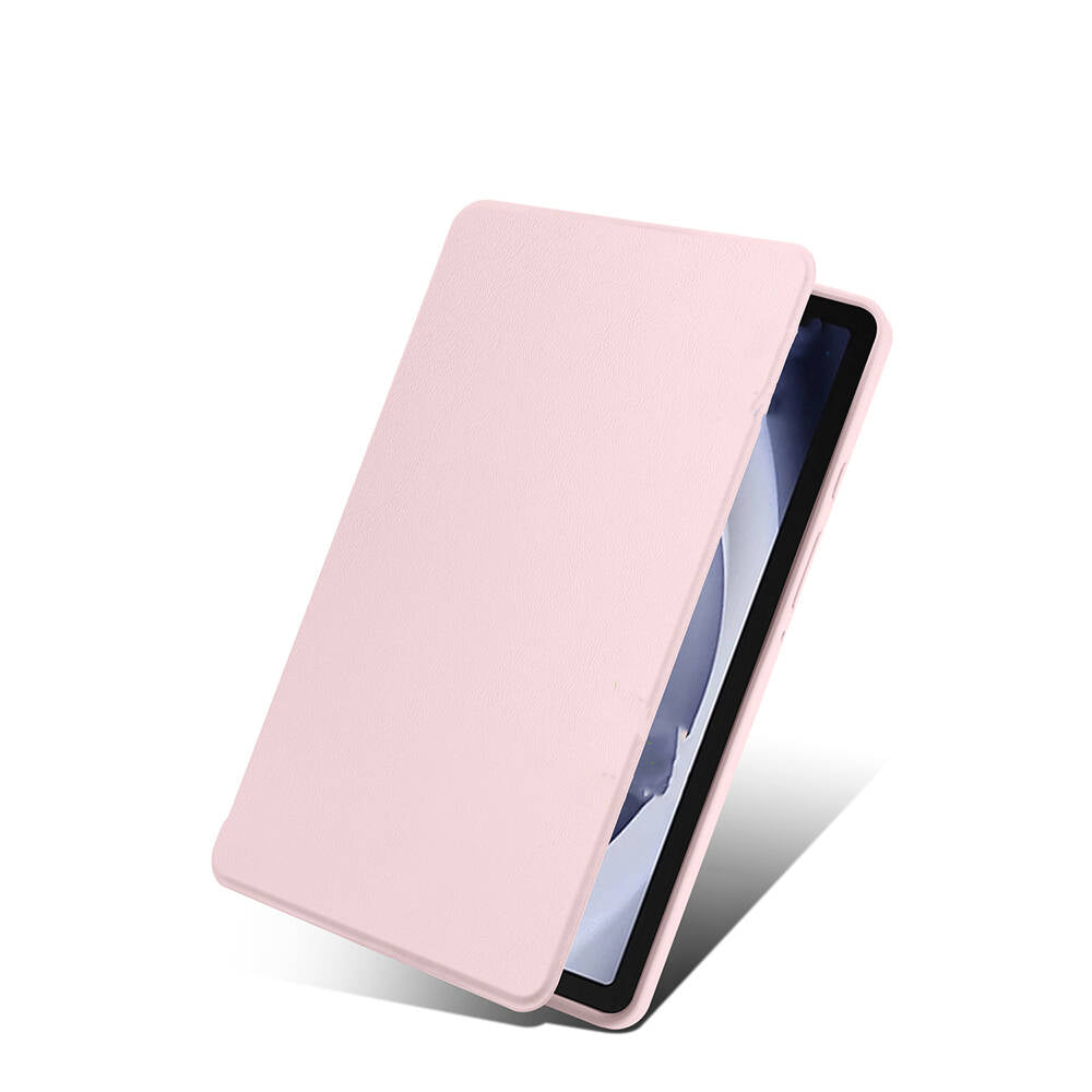 Galaxy Tab A9 Plus Kılıf Zore Termik Kalem Bölmeli Dönebilen Standlı Kılıf Siyah