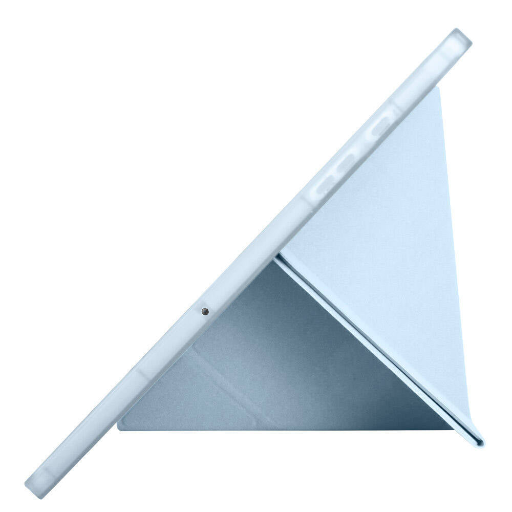 Galaxy Tab A9 Plus Kılıf Zore Tri Folding Kalem Bölmeli Standlı Kılıf Lila