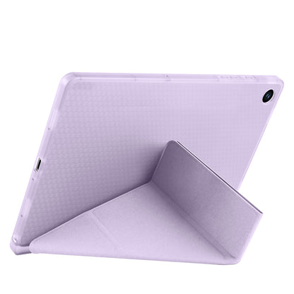 Galaxy Tab A9 Plus Kılıf Zore Tri Folding Kalem Bölmeli Standlı Kılıf Kırmızı