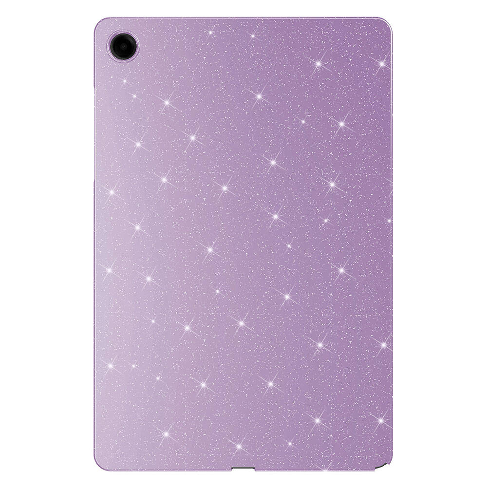 Galaxy Tab A9 Plus Simli Parlak Görünümlü Zore Tablet Koton Kılıf Lila