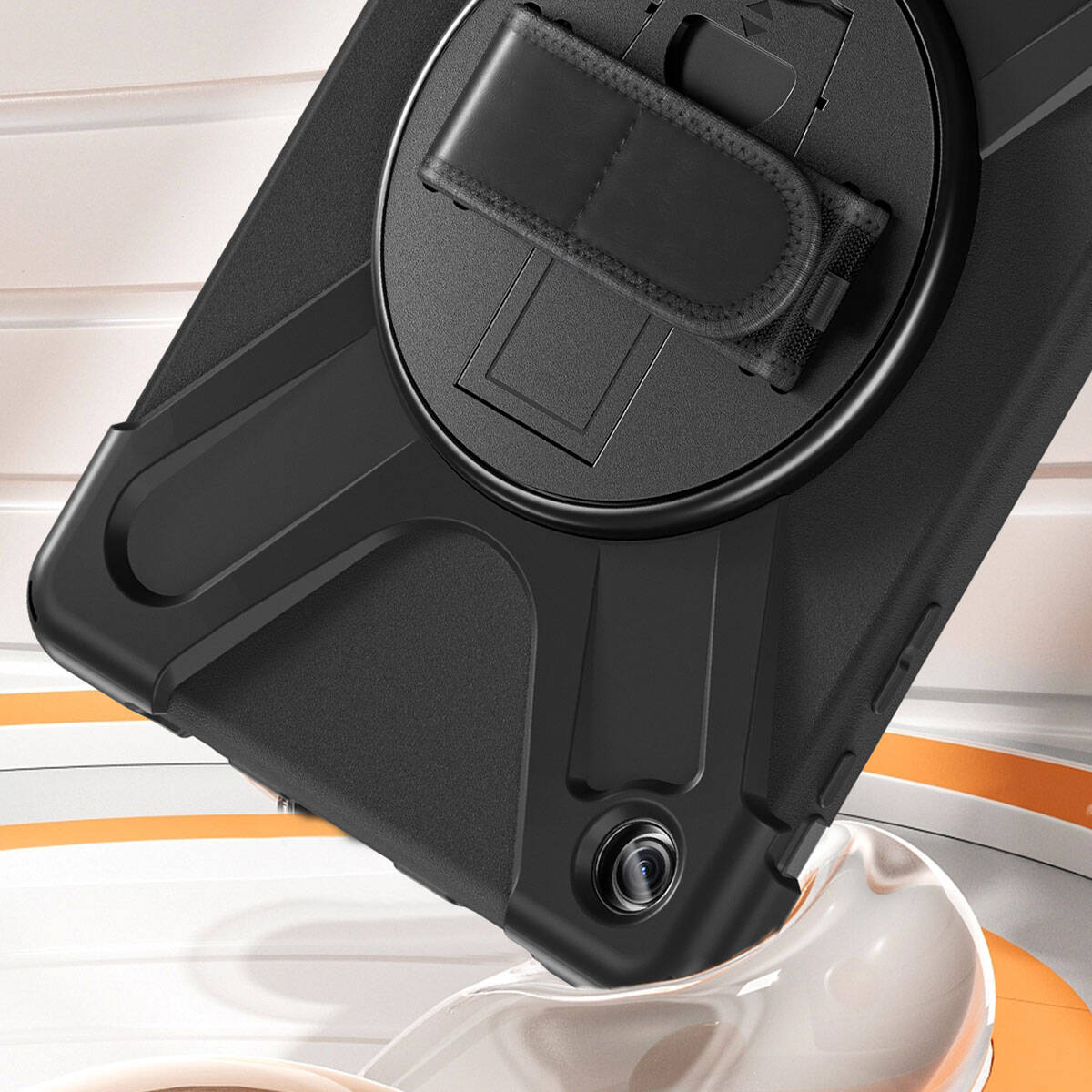 Galaxy Tab A9 Plus Zore Defender Tablet Silikon Siyah