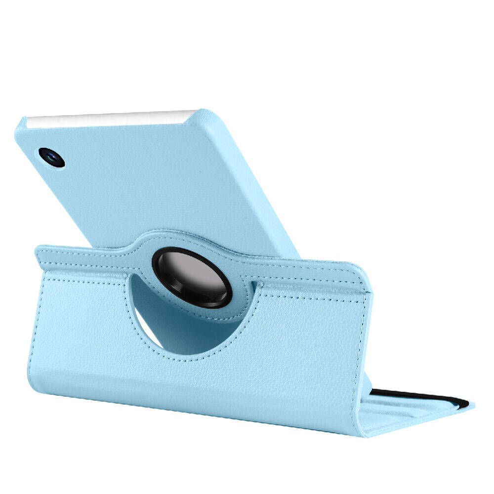 Galaxy Tab A9 Plus Zore Dönebilen Standlı Kılıf Pembe