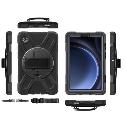 Galaxy Tab A9 Zore Defender Tablet Silikon Siyah