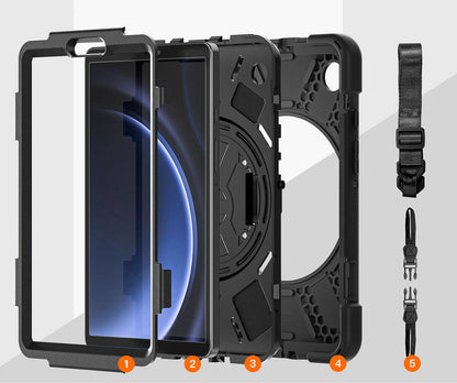 Galaxy Tab A9 Zore Defender Tablet Silikon Siyah