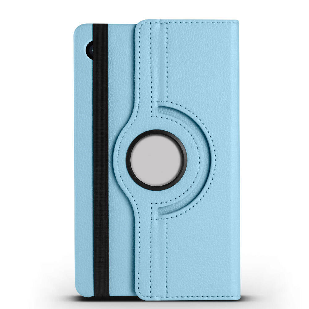 Galaxy Tab A9 Zore Dönebilen Standlı Kılıf Mavi