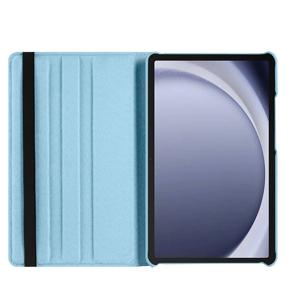 Galaxy Tab A9 Zore Dönebilen Standlı Kılıf Kırmızı