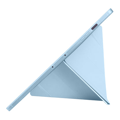 Galaxy Tab S10 FE Plus Kılıf Zore Tri Folding Kalem Bölmeli Standlı Kılıf Koyu Yeşil