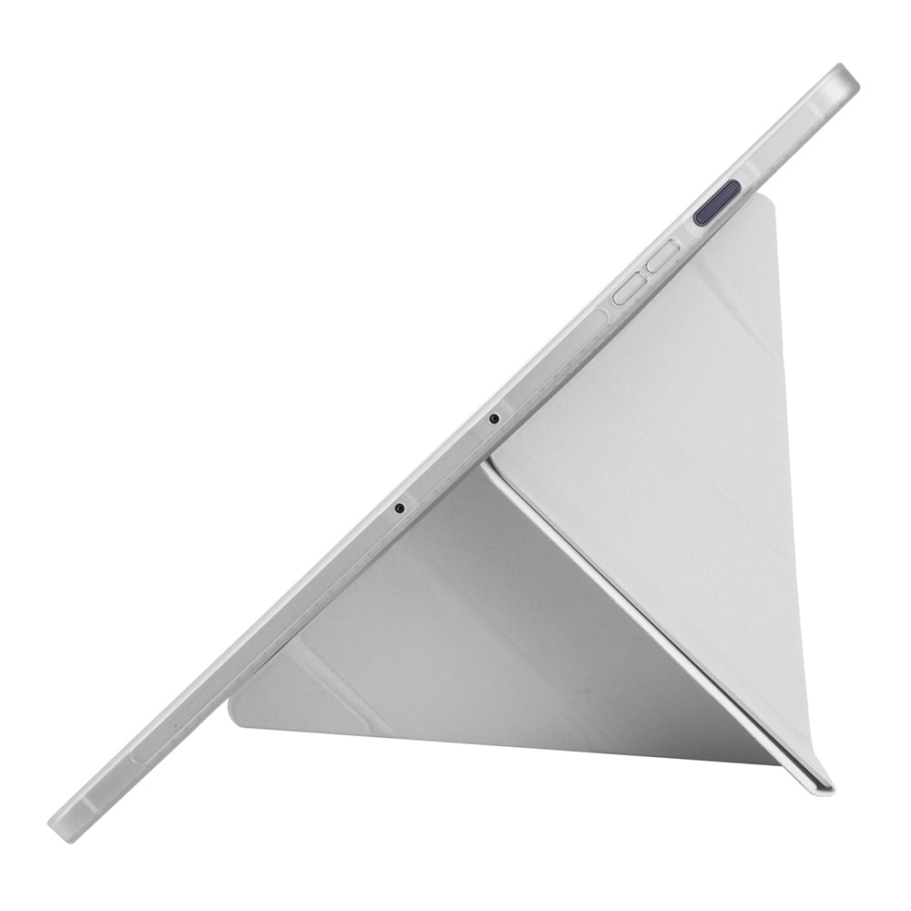 Galaxy Tab S10 FE Plus Kılıf Zore Tri Folding Kalem Bölmeli Standlı Kılıf Koyu Yeşil