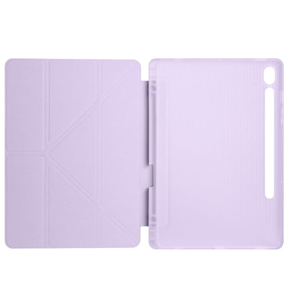 Galaxy Tab S10 Lite Kılıf Zore Tri Folding Kalem Bölmeli Standlı Kılıf Kırmızı