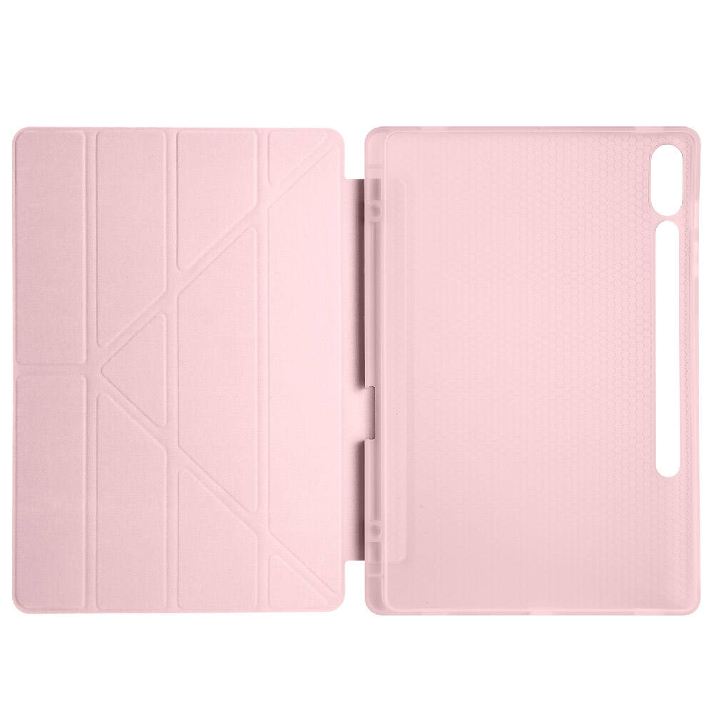 Galaxy Tab S10 Plus Kılıf Zore Tri Folding Kalem Bölmeli Standlı Kılıf Yeşil