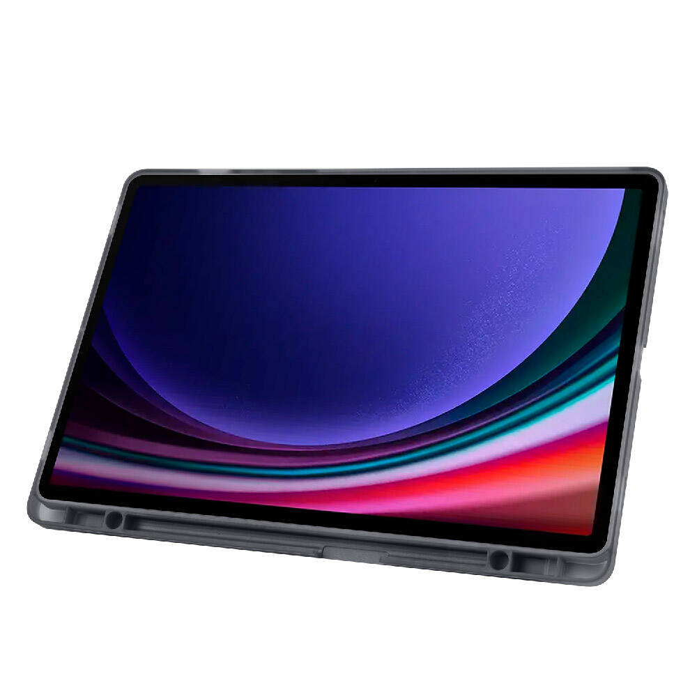 Galaxy Tab S10 Plus Kılıf Zore Tri Folding Kalem Bölmeli Standlı Kılıf Yeşil