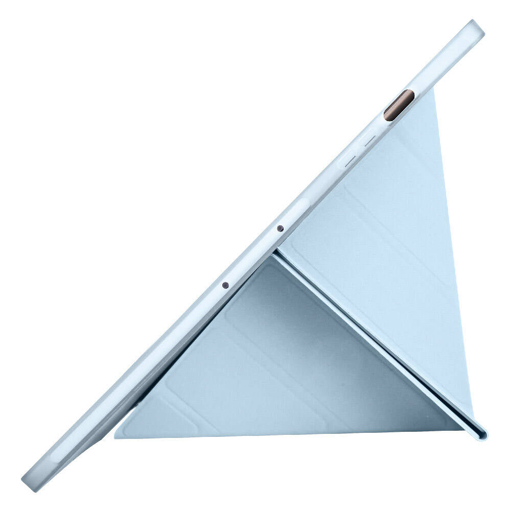 Galaxy Tab S10 Plus Kılıf Zore Tri Folding Kalem Bölmeli Standlı Kılıf Siyah