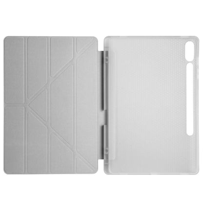 Galaxy Tab S10 Plus Kılıf Zore Tri Folding Kalem Bölmeli Standlı Kılıf Kırmızı