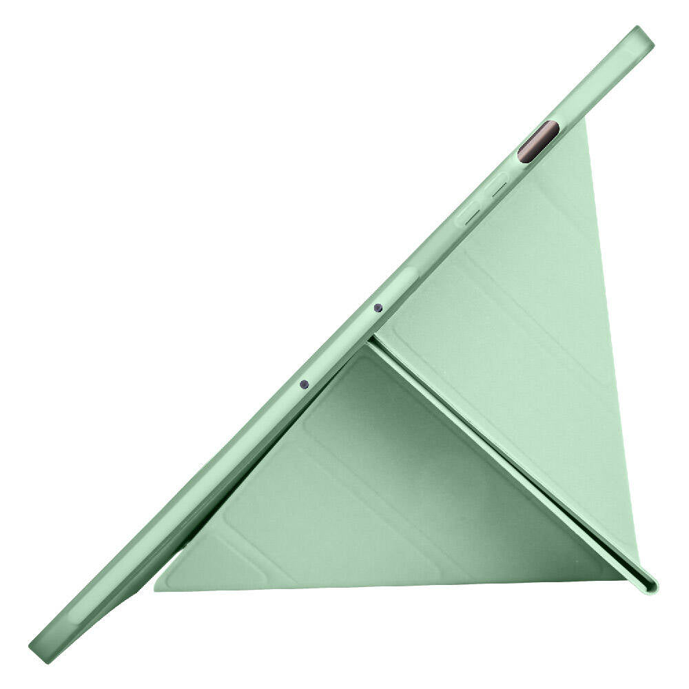 Galaxy Tab S10 Plus Kılıf Zore Tri Folding Kalem Bölmeli Standlı Kılıf Kırmızı