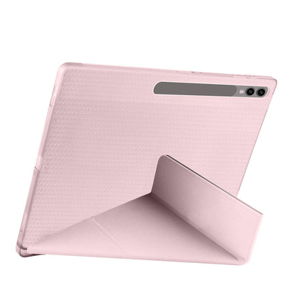 Galaxy Tab S10 Ultra Kılıf Zore Tri Folding Kalem Bölmeli Standlı Kılıf Mavi