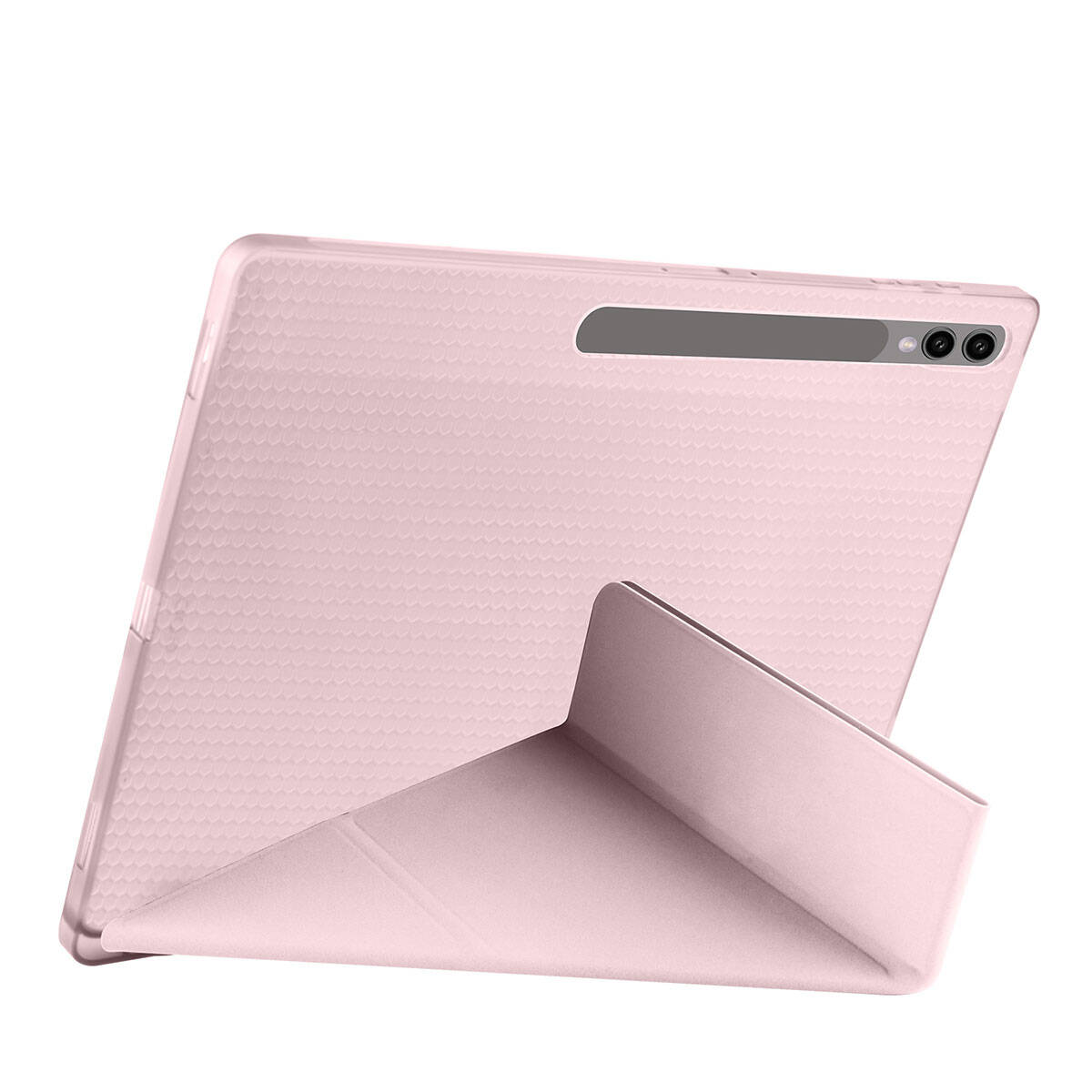 Galaxy Tab S10 Ultra Kılıf Zore Tri Folding Kalem Bölmeli Standlı Kılıf Koyu Yeşil
