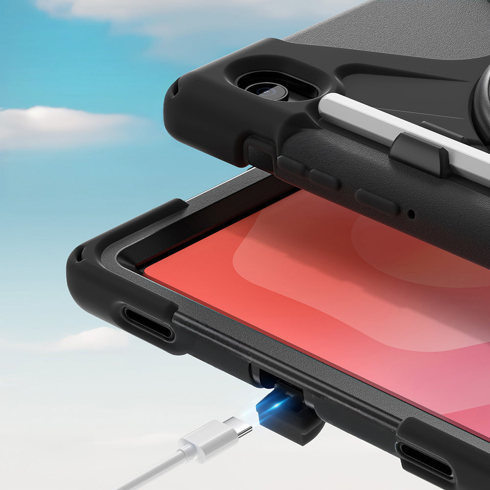 Galaxy Tab S11 Zore Defender Tablet Silikon Siyah